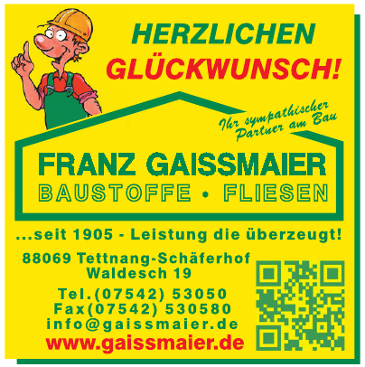 Franz Gaissmaier Baustoffe GmbH & Co. KG Franz Gaissmaier Baustoffe GmbH & Co. KG
