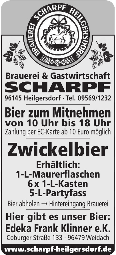 Brauerei & Gastwirtschaft SCHARPF Brauerei & Gastwirtschaft SCHARPF