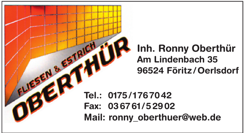 Fliesen & Estrich Oberthür Fliesen & Estrich Oberthür