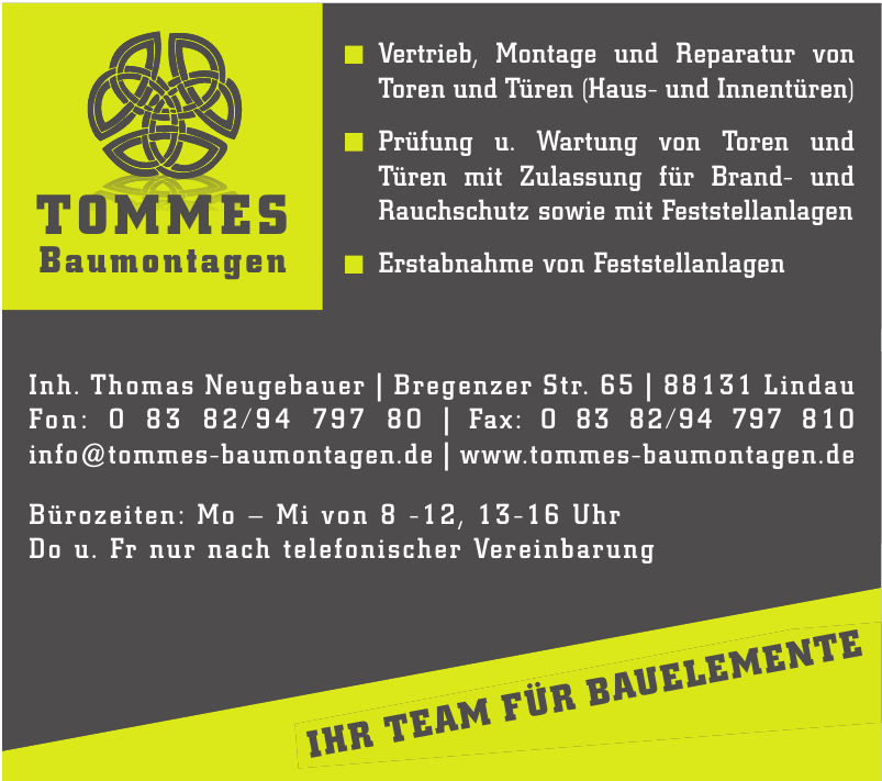 Tommes Baumontagen Tommes Baumontagen