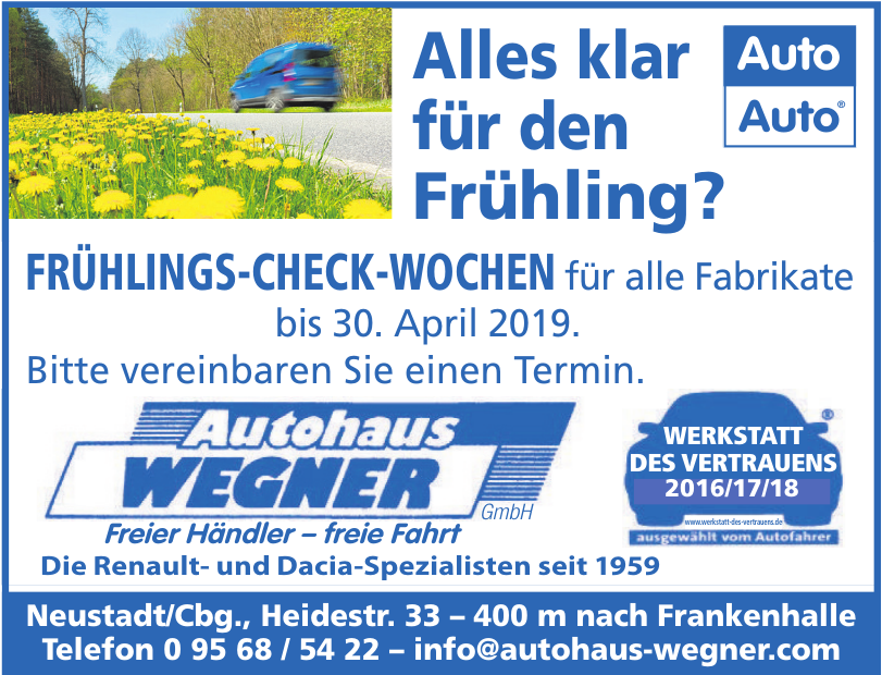 Autohaus Wegner GmbH Autohaus Wegner GmbH