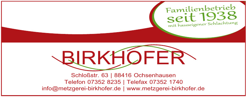 Metzgerei Birkhofer GmbH Metzgerei Birkhofer GmbH