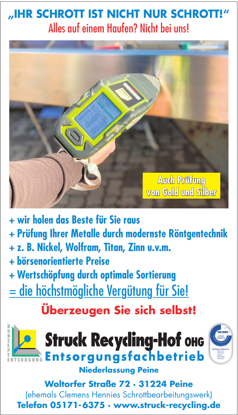 Struck Recycling-Hof OHG Struck Recycling-Hof OHG