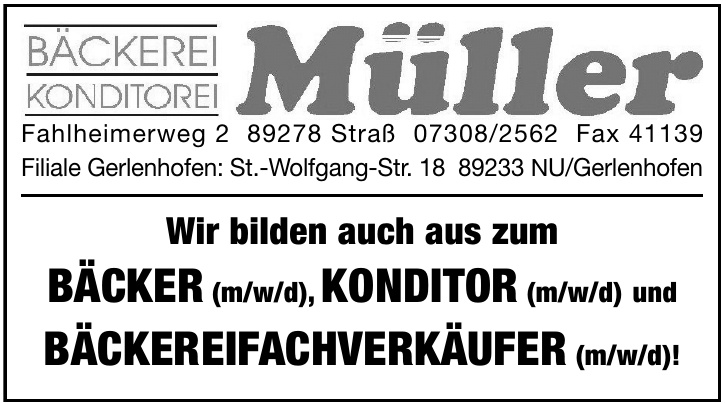 Bäckerei Konditorei Müller 