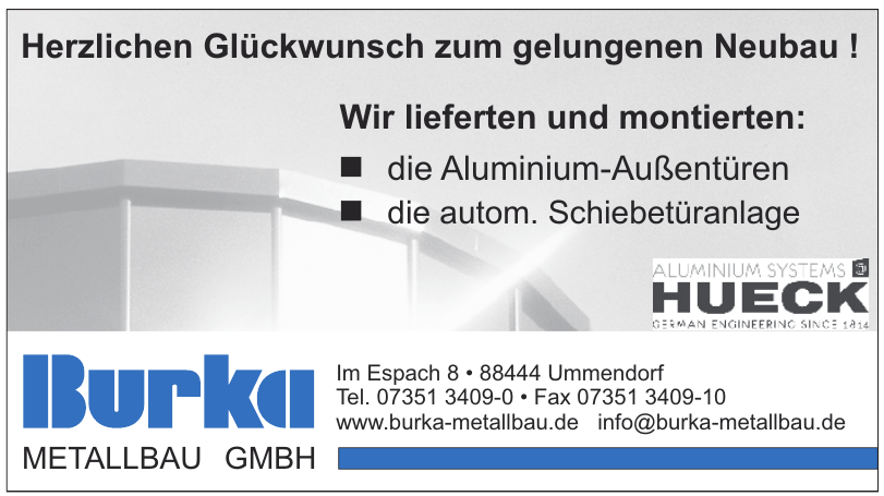 Burka Metallbau GmbH Burka Metallbau GmbH