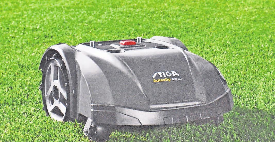 Mähroboter von Stiga gehören zu den leistungsstärksten Produkten auf dem Markt. Foto: Repro-Stiga Mähroboter von Stiga gehören zu den leistungsstärksten Produkten auf dem Markt. Foto: Repro-Stiga