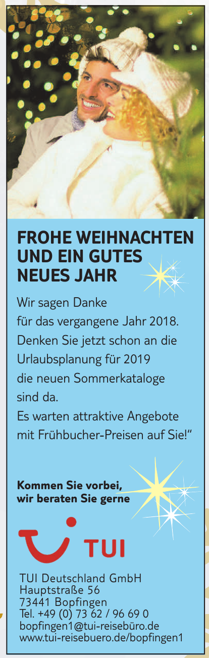 TUI Deutschland GmbH TUI Deutschland GmbH