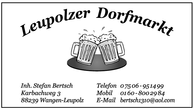 Leupolzer Dorfmarkt Leupolzer Dorfmarkt