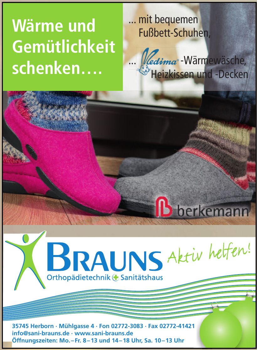 Orthopädietechnik + Sanitätshaus Brauns