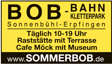 Bob-Bahn Kletterpark Sonnenbühl - Erpfingen