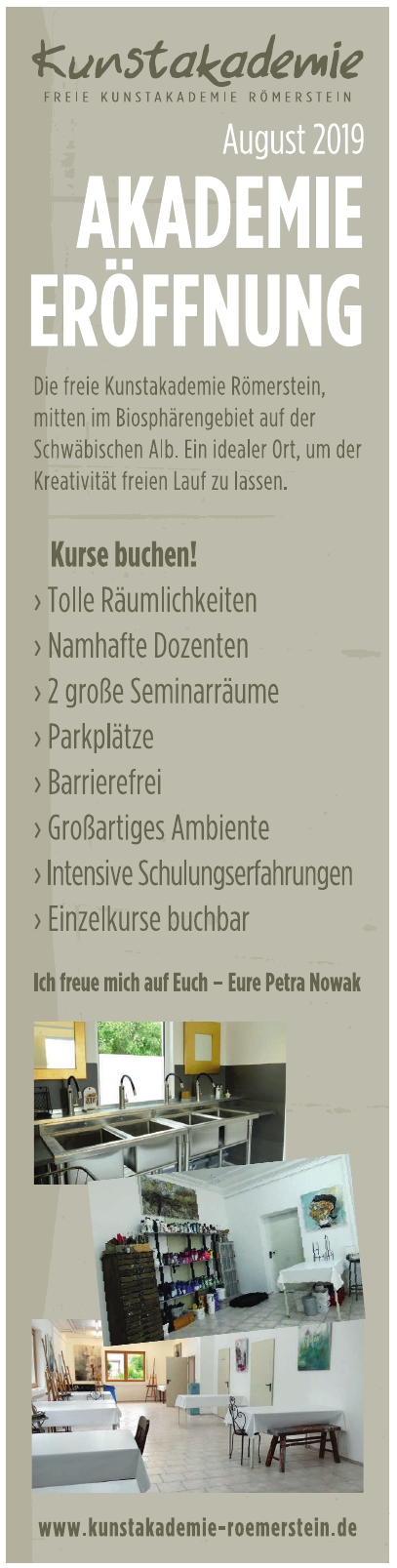 Freie Kunstakademie Römerstein Freie Kunstakademie Römerstein