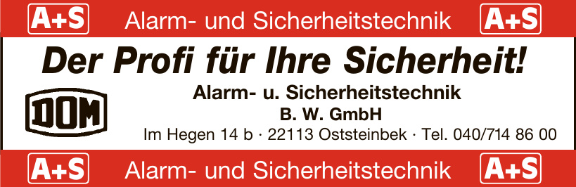 Alarm- und Sicherheitstechnik B. W. GmbH