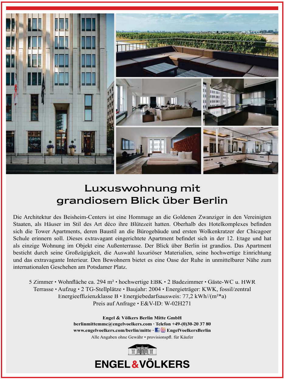 Engel & Volkers Berlin Mitte GmbH Engel & Volkers Berlin Mitte GmbH