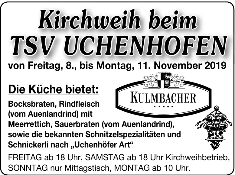 TSV Uchenhofen TSV Uchenhofen