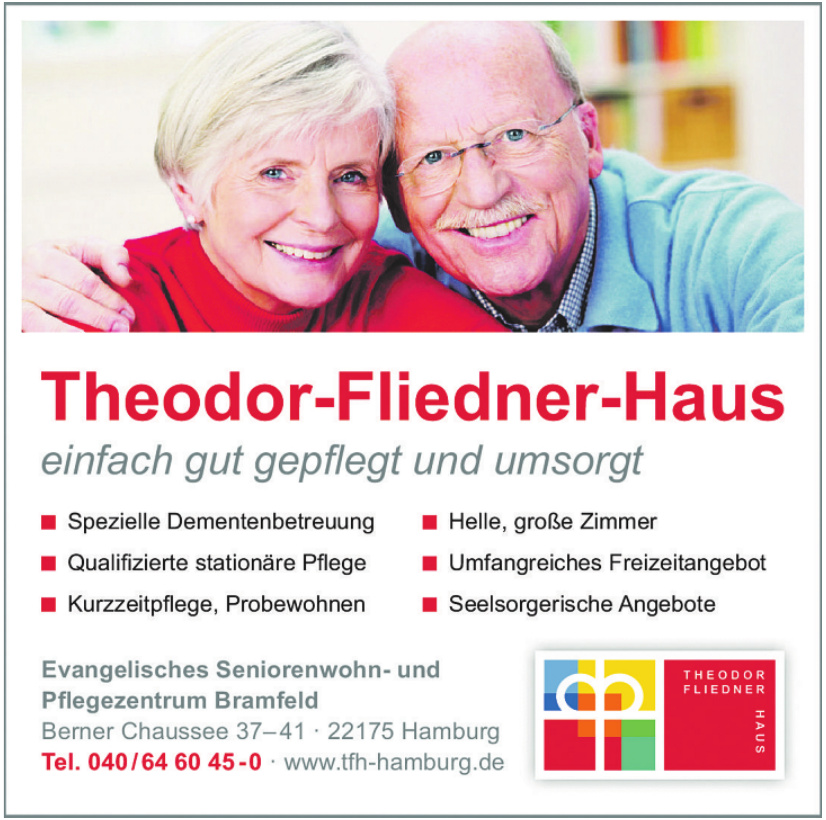 Evangelisches Seniorenwohn- und Pflegezentrum Bramfeld - Theodor-Fliedner-Haus
