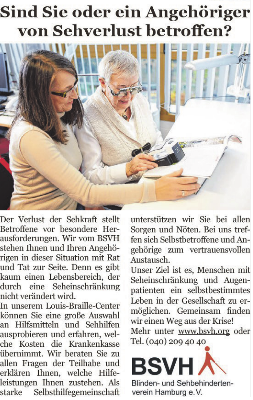 Blinden- und Sehbehindertenverein Hamburg Blinden- und Sehbehindertenverein Hamburg