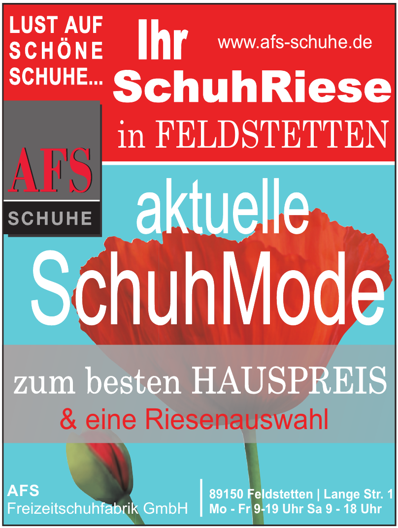 AFS Freizeitschuhfabrik GmbH AFS Freizeitschuhfabrik GmbH