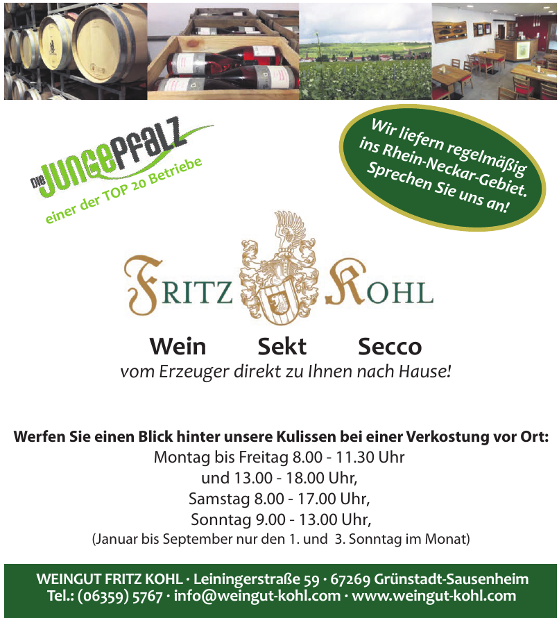 Weingut Fritz Rohl Weingut Fritz Rohl