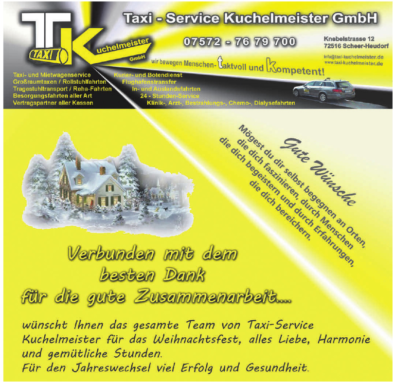 Taxi - Service Kuchelmeister GmbH Taxi - Service Kuchelmeister GmbH