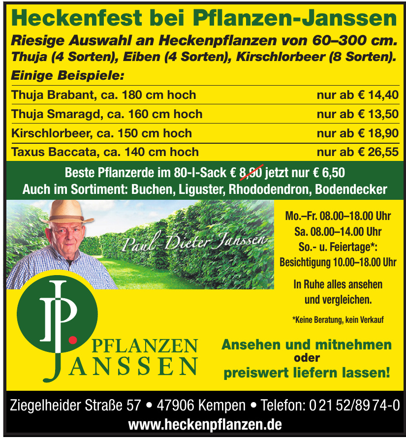 Pflanzen Janssen GmbH