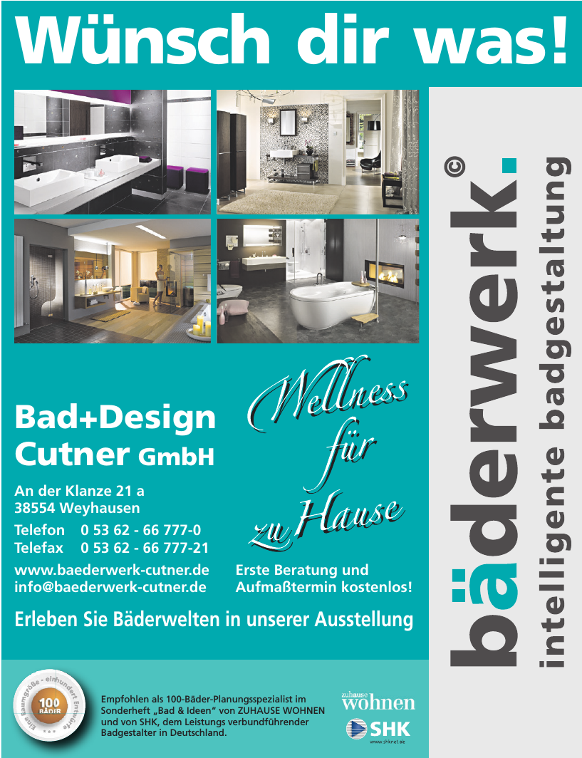 Bad+Design Cutner GmbH Bad+Design Cutner GmbH