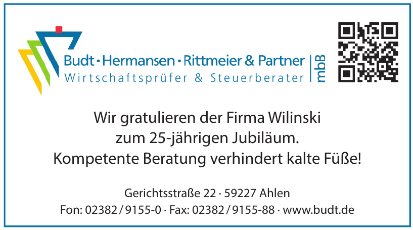 Budt · Hermansen · Rittmeier & Partner mbB Budt · Hermansen · Rittmeier & Partner mbB