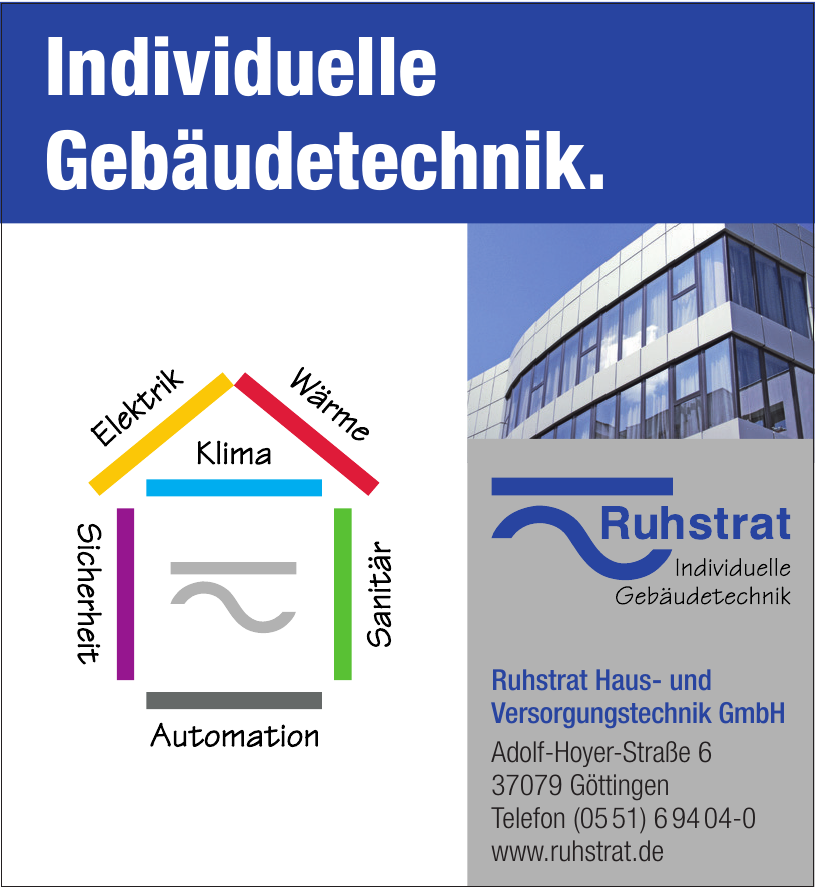 Ruhstrat Haus- und Versorgungstechnik GmbH Ruhstrat Haus- und Versorgungstechnik GmbH