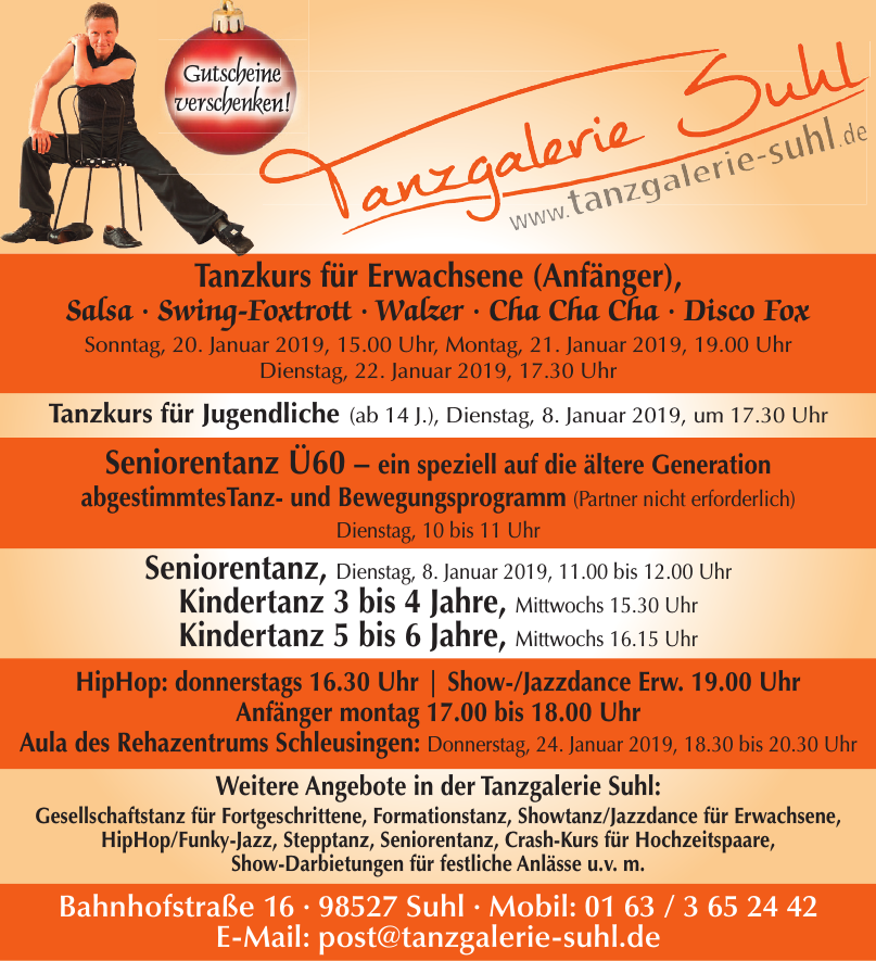 Tanzgalerie Suhl Tanzgalerie Suhl