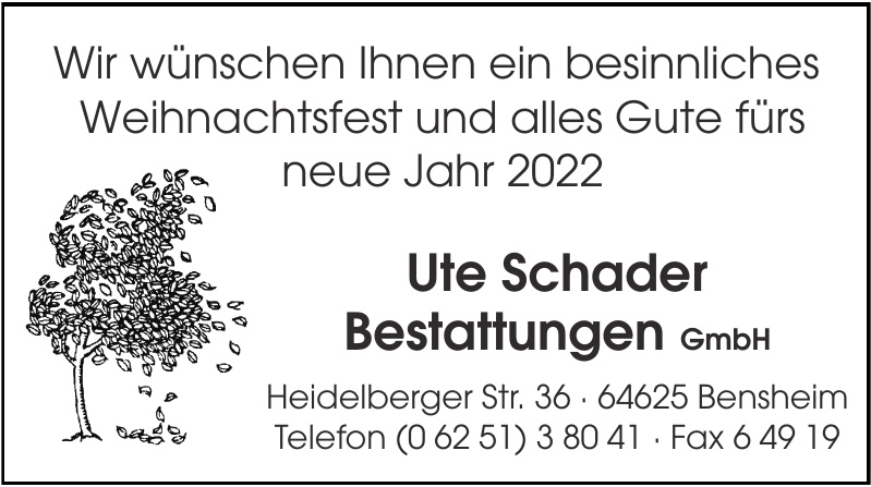 Ute Schader Bestattungen GmbH