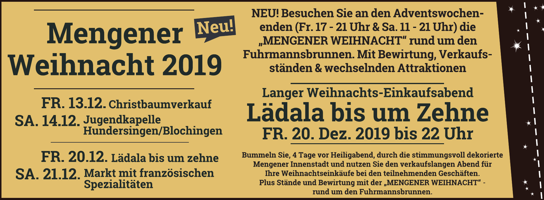 Mengener Weihnacht 2019 Mengener Weihnacht 2019