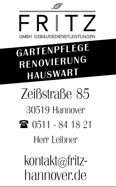 Fritz GmbH Gebäudedienstleistungen Fritz GmbH Gebäudedienstleistungen