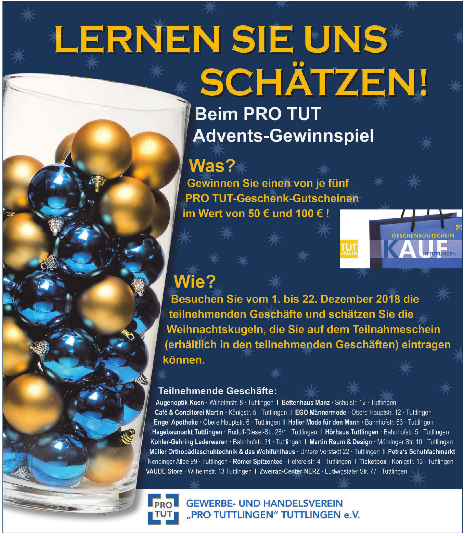Pro Tut Gewerbe- und Handelsverien Pro Tut Gewerbe- und Handelsverien
