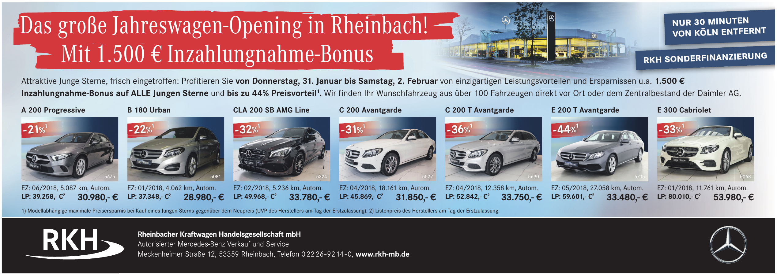 Rheinbacher Kraftwagen Handelsgesellschaft mbH Rheinbacher Kraftwagen Handelsgesellschaft mbH