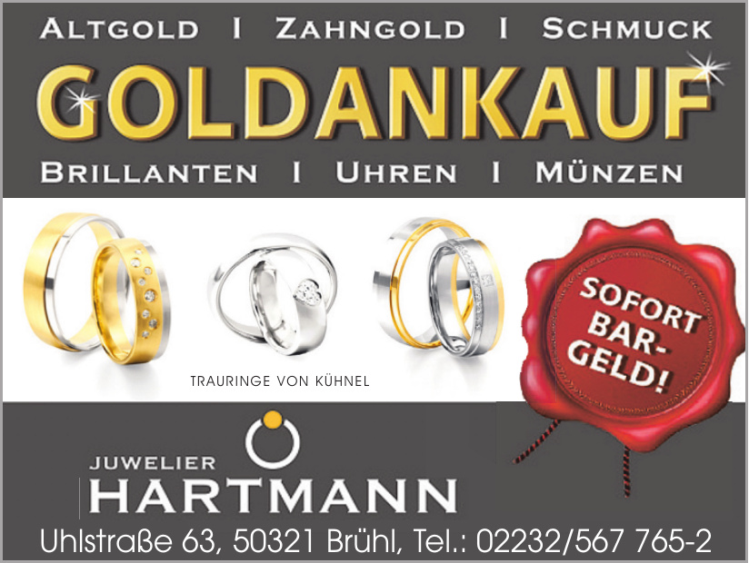Juwelier Hartmann Goldkauf