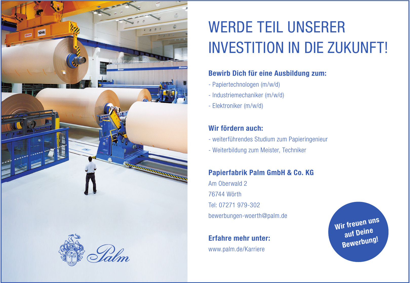 Papierfabrik Palm GmbH & Co. KG Papierfabrik Palm GmbH & Co. KG