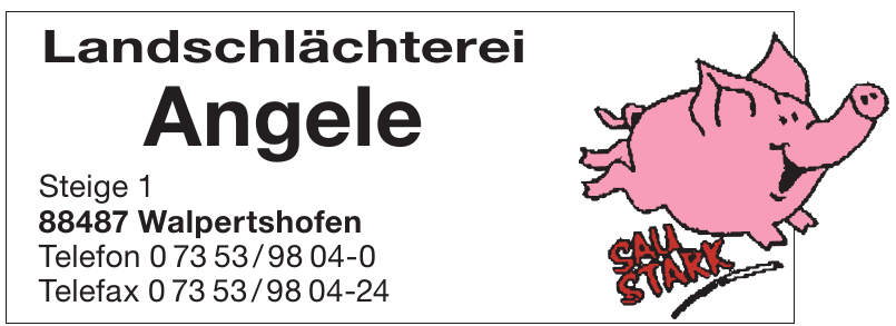 Landschlächterei Angele Landschlächterei Angele