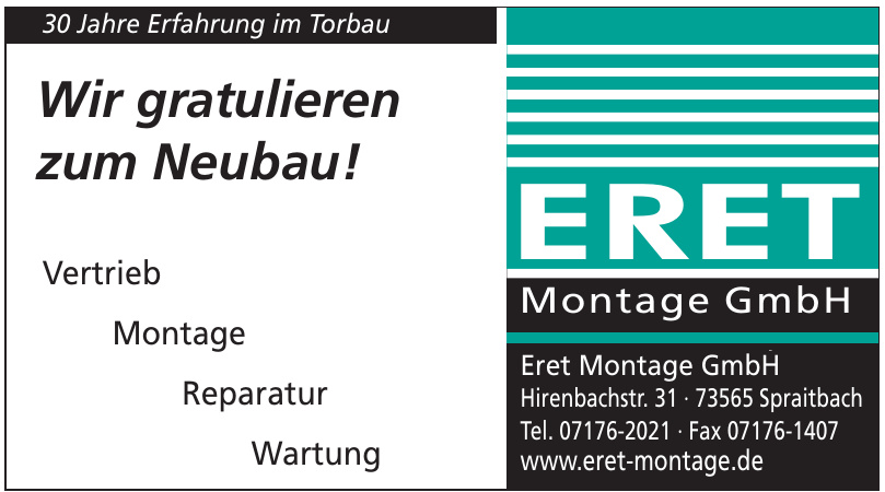 ERET Montage GmbH ERET Montage GmbH