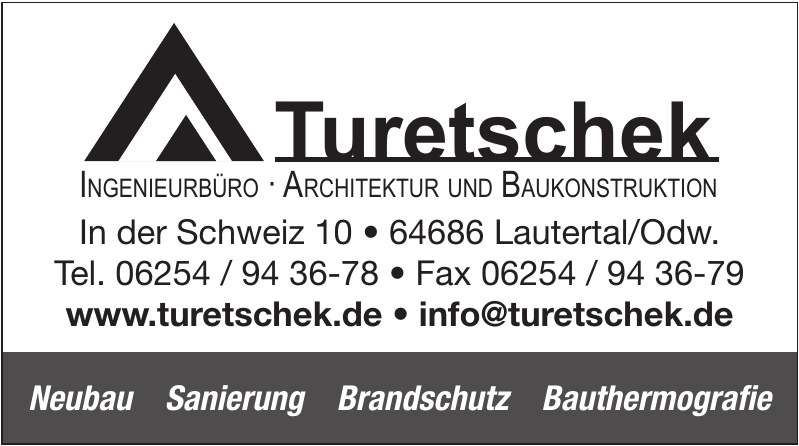 Turetschek - Ingenieurbüro - Architektur und Baukonstruktion