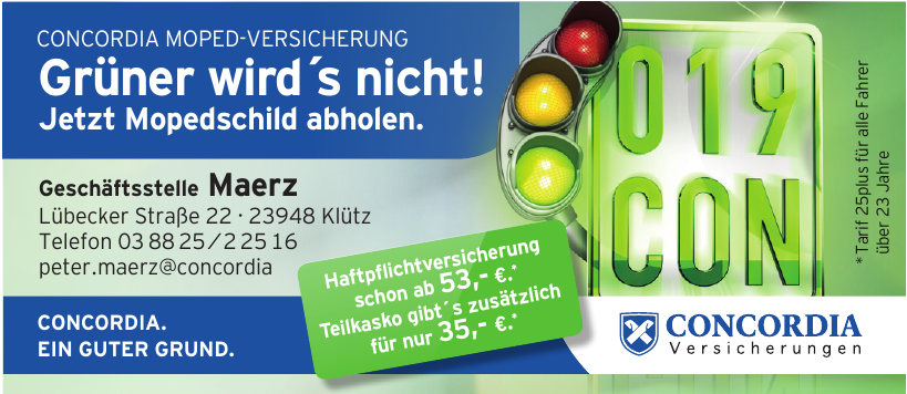 Concordia Versicherungen - Geschäftsstelle Maerz Concordia Versicherungen - Geschäftsstelle Maerz
