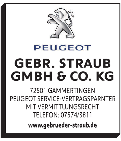 Gebr. Straub GmbH & Co. KG Gebr. Straub GmbH & Co. KG
