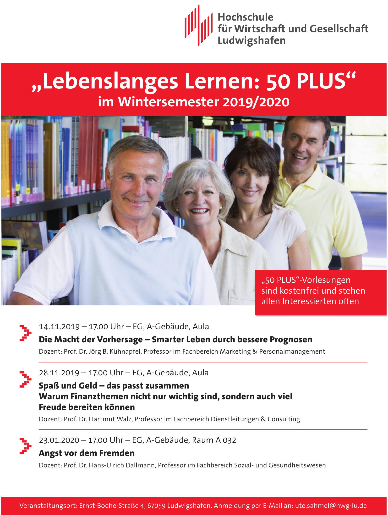 Hochschule für Wirtschaft und Gesellschaft Ludwigshafen Hochschule für Wirtschaft und Gesellschaft Ludwigshafen