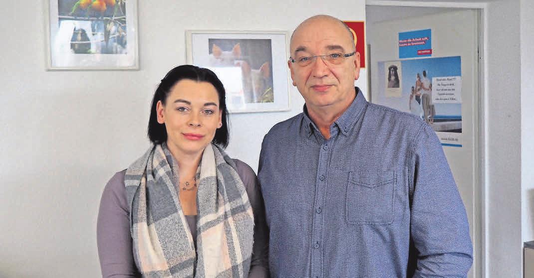 Ellen Seidl und Rainer Deutschmann von der Kreishandwerkerschaft Havelland sind positiv gestimmt. Foto: Jessica Kliem Ellen Seidl und Rainer Deutschmann von der Kreishandwerkerschaft Havelland sind positiv gestimmt. Foto: Jessica Kliem