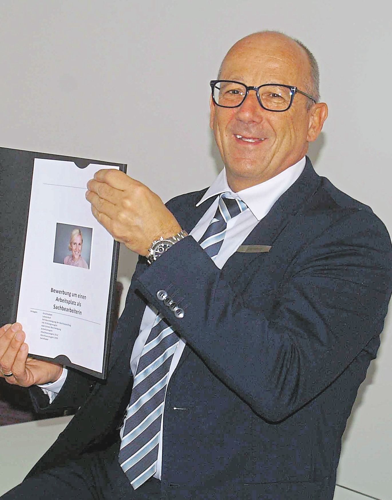 Jörg Hellwig kennt sich mit Bewerbungen aus. Foto: pes Jörg Hellwig kennt sich mit Bewerbungen aus. Foto: pes