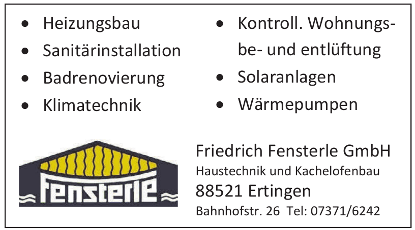 Friedrich Fensterle GmbH Friedrich Fensterle GmbH