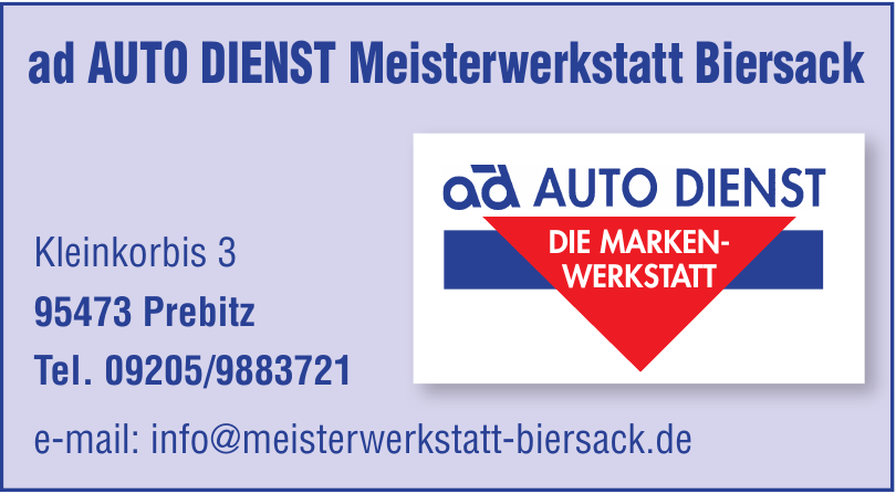 ad Auto Dienst Meisterwerkstatt Biersack ad Auto Dienst Meisterwerkstatt Biersack