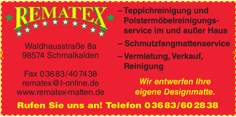 Rematex Sofortreinigungs GmbH Rematex Sofortreinigungs GmbH