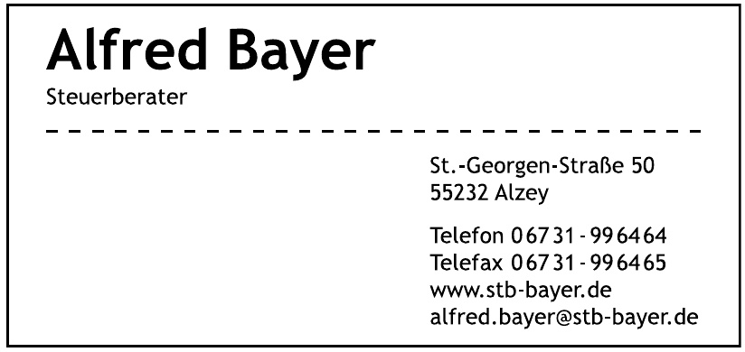 Alfred Bayer Steuerberater