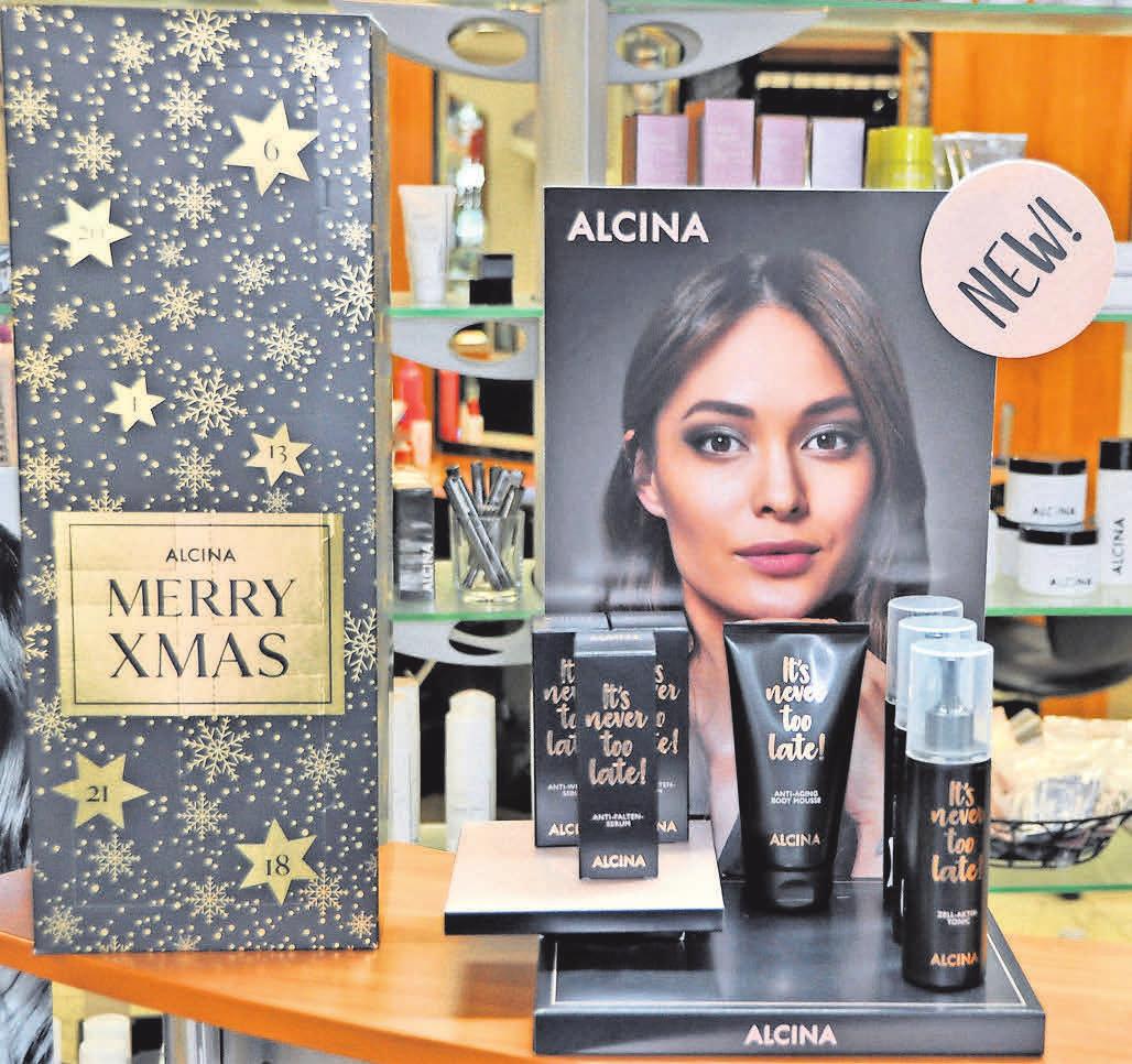Nach wie vor eine hervorragende Produktserie: Alcina – auch perfekt als Weihnachtsgeschenk geeignet. Nach wie vor eine hervorragende Produktserie: Alcina – auch perfekt als Weihnachtsgeschenk geeignet.