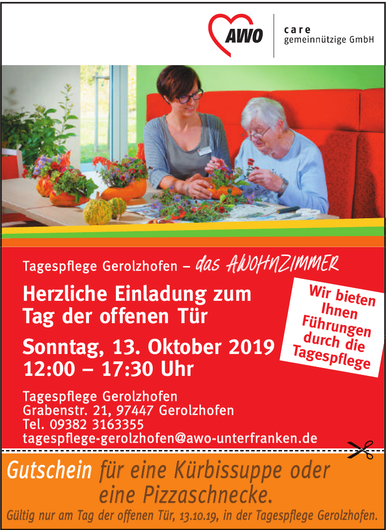 AWO - Tagespflege Gerolzhofen AWO - Tagespflege Gerolzhofen