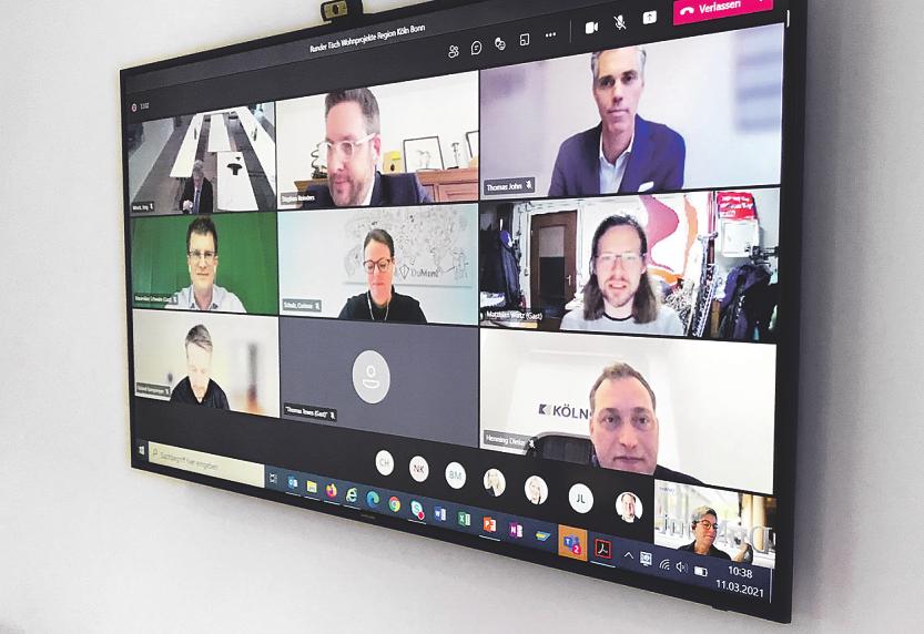 Der Runde Tisch fand auch dieses Mal als Videokonferenz statt Bild: Alexander Büge Der Runde Tisch fand auch dieses Mal als Videokonferenz statt Bild: Alexander Büge